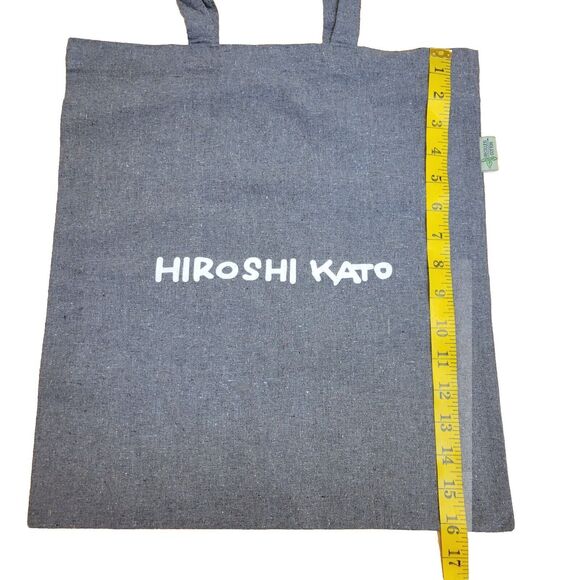 Hiroshi Kato Gray Tote Bag - Picture 3 of 4